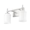 Z-Lite Cadoc 2 Light Vanity, 15in. W x 9in. H, Brushed Nickel 622-2V-BN - alternate 2